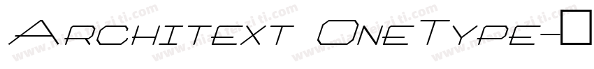 Architext OneType字体转换